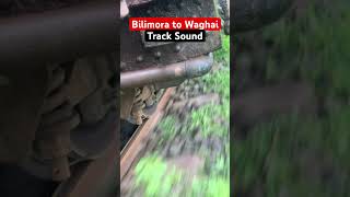 Bilimora to Waghai Narrow Gauge train  track Sound shorts indianrailways [upl. by Giffie]