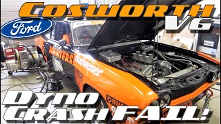 Ford Capri RS 2600 Cosworth V6 dyno crash failure [upl. by Saihttam576]