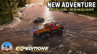 Expeditions Mudrunner  New Mod Map In Development [upl. by Tiler817]