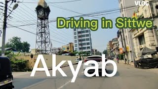 Driving in Sittwe Akyab [upl. by Mori]