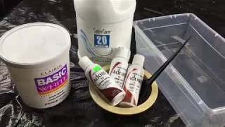 HOW TO BLEACH HAIR AND DYE BURNT ORANGEAUBURN EASY [upl. by Drarej]