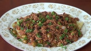 Ground Beef  How to cook mince beef low fat low cholesterol  PekisKitchen [upl. by Corine5]