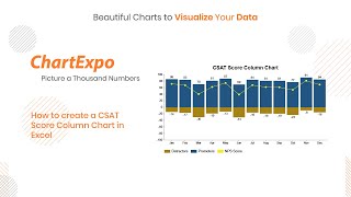 How to create a CSAT Score Column Chart in Excel  Customer Satisfaction Score  NPS  Excel Charts [upl. by Salohci]