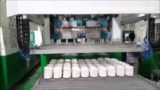 Honglong Biodegaradble sugar cane bagasse tableware production machine [upl. by Andrey827]