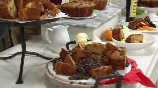 My Grandmas 2 28 oz Apple and Pumpkin Chocolate Chip Coffee Cakes on QVC [upl. by Quartana]