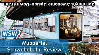 Germanys Awesome UPSIDEDOWN Train  Wuppertal Schwebebahn Trip Report [upl. by Moon30]