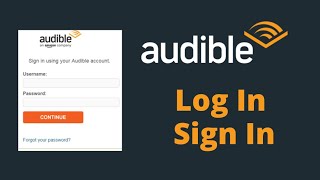 Audible Login  Sign In  audiblecom Login  Amazon Audible [upl. by Matias]