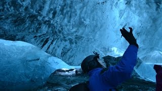 Glacial Ice Cave Tour in Iceland [upl. by Willner]