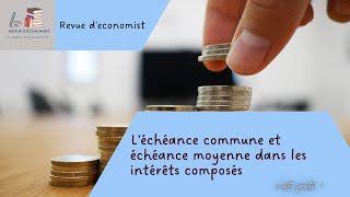 Math financièreEchéance commune et moyenne  ♯S2 et OFPPT et BTS Bac economie [upl. by Kcirdled]