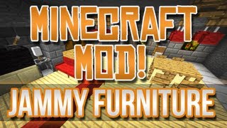 Minecraft Mod  Jammy Furniture [upl. by Shanan581]