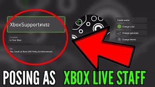 Will Xbox LIVE Enforcement BAN you for Pretending to Work for Xbox Xbox Ban Test XboxLIVEPolicy [upl. by Lunette]