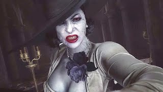 Resident Evil 8 Village  Lady Dimitrescu Transformation amp Boss Fight [upl. by Mharba635]