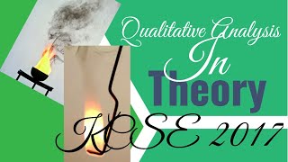 Qualitative Analysis in Theory  K C S E 2017 Chemistry [upl. by Booker]