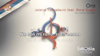 Jelena Tomašević feat Bora Dugić  quotOroquot Serbia  Karaoke version [upl. by Ttimme886]