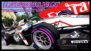 F1 22 Azerbaijan F2 Race Setup [upl. by Lonne]