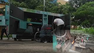 Denyo 150KVA Generator 5 Cleaning And Maintenance [upl. by Tnarg606]