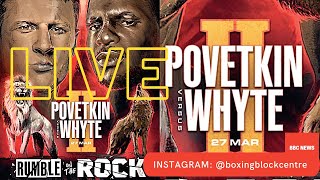 LIVE FULL FIGHT DILLIAN WHYTE VS ALEXANDER POVETKIN 2 LIVE FULL FIGHT COMMENTARY [upl. by Averi930]