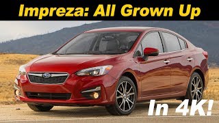 2018 Subaru Impreza Review and Road Test in 4K UHD [upl. by Audette722]