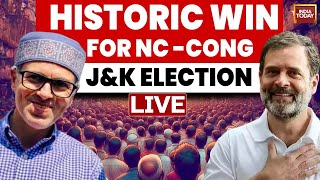 LIVE Rajdeep Sardesai Decods Jammu amp Kashmir Poll Results  NCCong Sweeps JammuKashmir Elections [upl. by Clarisa]