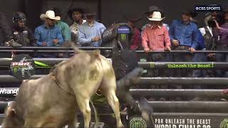 WRECK Top Dollar throws Tate Pollmeier into the Steel  2023 UTB Billings [upl. by Noisla620]