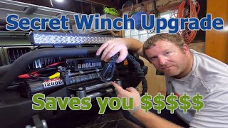 Harbor Freight Badland winch upgrade you must do [upl. by Oicneserc]