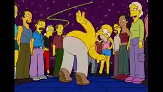 The Simpsons  Homer Dancing at Gay Club S14Ep17 [upl. by Honora]