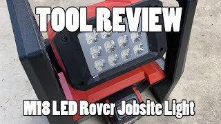 TOOL REVIEW  Milwaukee Rover LED Portable Jobsite Flood Light [upl. by Garfinkel969]