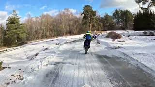 Winter motocross training [upl. by Nivalc]