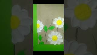 Air dry clay art ll easy clay flowers art ll easyclay art stepbystepscenery [upl. by Ellan350]