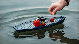 Build a Fast Lego Boat 3 3 Propellers Underwater  Diy amp Inventus [upl. by Adnaluy]