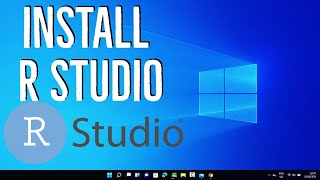 How to Download and Install RStudio [upl. by Neomah]