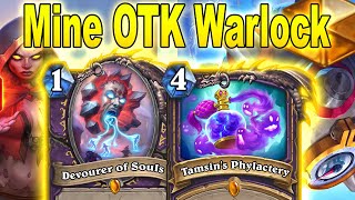 My Phylactery OTK Warlock Is The Best Warlock OTK After NERFS March of the Lich King  Hearthstone [upl. by Friedberg]