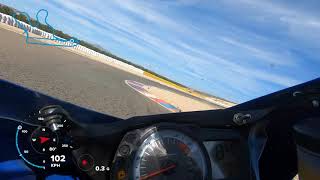 Quick lap Almeria Suzuki GSXR 750 2008 k8 1538 Focused events track day [upl. by Eiralav839]