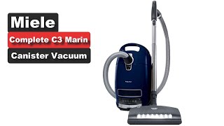 BEST Canister Vacuum  Miele Complete C3 Marin Canister Vacuum Cleaner [upl. by Joris]