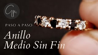 💍ANILLO MEDIO SIN FIN 💎Clases de Joyería [upl. by Retloc]