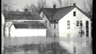 1937 Flood Footage in Evansville Indiana shot by Ed Rech [upl. by Thisbe353]