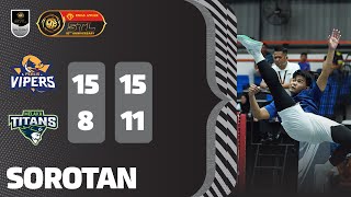 Sorotan Perlawanan Perlis Vipers 2  0 Melaka Titans  Penentuan 3 amp 4  DIV 1  STL 2024 [upl. by Arlon]