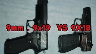 9mm 9x19 VS 9x18 Very Informative [upl. by Wildon]