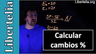 Calcular variaciones porcentuales de forma fácil  Libertelia [upl. by Aryahay]