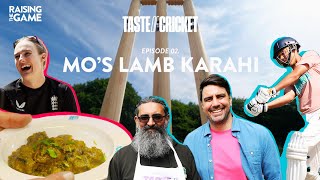 Lamb Karahi is a hit with Emma Lamb  Taste of Cricket  Episode 2 [upl. by Htial756]