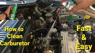 Basic carburetor cleaning using carburetor cleaner Kia prideFord festiva [upl. by Alor]