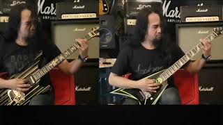 Punishment Hour  Cromok  Guitar Cover   Schecter Custom S Synyster Gates amp LTD Alexi Laiho [upl. by Eerbua]