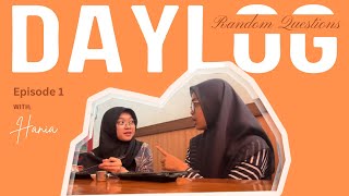 DayLog Episode 1 I Random Questions [upl. by Sherburne]