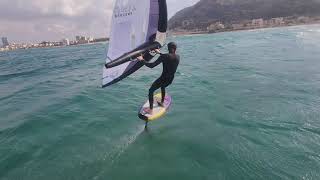 Came for a Prone Session Ended Up WING Surfing on Glassy Waves with perfect Wind condition [upl. by Kung]