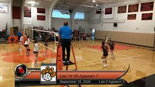 Girls Varsity Volleyball Agawam High School at Lee Middle amp High School September 10 2024 [upl. by Quartis]