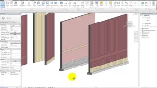 Revit 111 Wall type modification [upl. by Kass86]