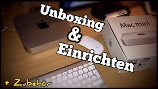 Unboxing Mac Mini 2013 Setup  Zubehör GermanHD [upl. by Southworth]