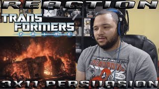 Transformers Prime Season 3 Episode 11  Persuasion  REACTION [upl. by Ahsemit]