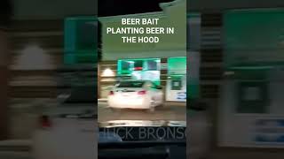 LEAVING FAKE BEER IN THE HOOD THEN CHASING THE THIEVES PRANK prank beer bait fake [upl. by Silohcin686]