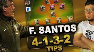 PES 2019 myClub Tips  F Santos 4132 Squad Builder ADVANCED INSTRUCTIONS ES [upl. by Julia]